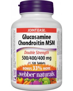 Glucosamine Chondroitin MSM, 120 таблетки, Webber Naturals