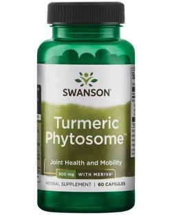 Turmeric Phytosome, 500 mg, 60 капсули, Swanson