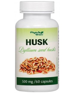 Husk Psyllium seed husks, 500 mg, 60 капсули, Phyto Wave