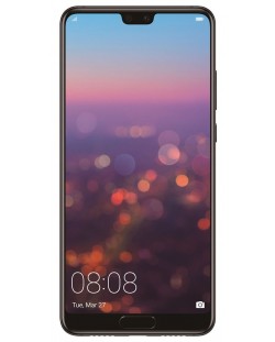Смартфон Huawei P20, Dual SIM, EML-L29C, 5.8", Черен (разопакован)