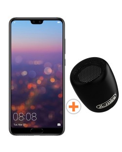 Смартфон Huawei P20 Pro, Dual SIM, SLT-L29, 6.1", Черен + X-Mini CLICK Bluetooth/Selfie Portable Speaker - черна
