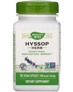 Hyssop, 450 mg, 100 капсули Nature's Way