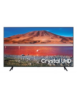 Смарт телевизор Samsung - 75TU7072, 75", 4K, Crystal LED, сив
