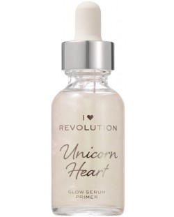 I Heart Revolution Unicorn Heart Glow Серум-основа за лице, 30 ml