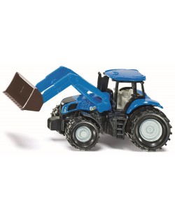 Метална количка Siku Agriculture - Трактор с преден товарач New Holland T8.390, 1:87