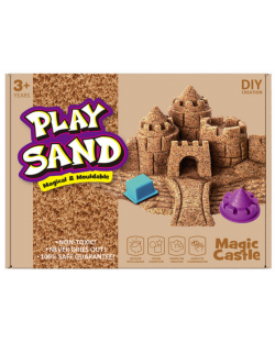 Игрален комплект Play Sand - Кинетичен пясък, замъци
