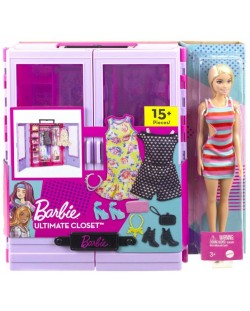 Игрален комплект Barbie - Гардероб с кукла