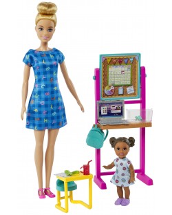 Игрален комплект Barbie You can be anything - Учителка с лаптоп