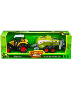 Детска играчка - Трактор, жълт
