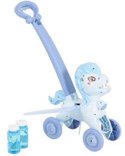 Играчка за сапунени балони Moni Toys - Пони, Blue Wings