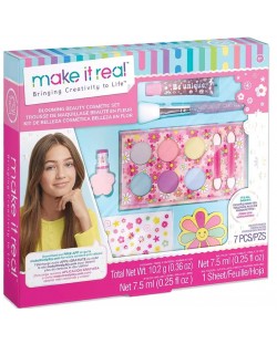 Игрален комплект Make It Real - Детски гримове, Blooming Beauty