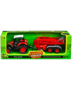 Детска играчка - Трактор, червен