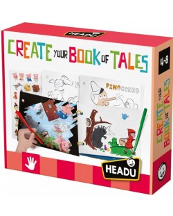 Игрален комплект Headu - Създайте своята книга с приказки