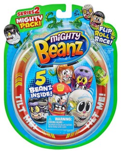 Игрален комплект Moose Mighty Beanz - Бобчета, сет от 5 броя, Серия 2