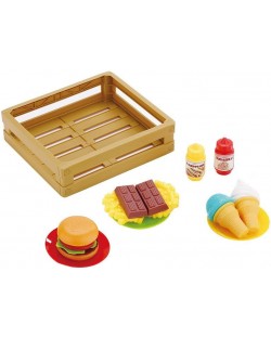 Игрален комплект Raya Toys - Food Box Бургер и сладолед