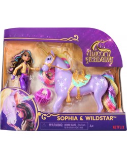 Игрален комплект Spin Master Unicorn Academy - Sophia & Wildstar