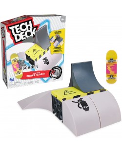 Игрален комплект Tech Deck Tech Deck - Скейт рампа и фингърборд, High voltage