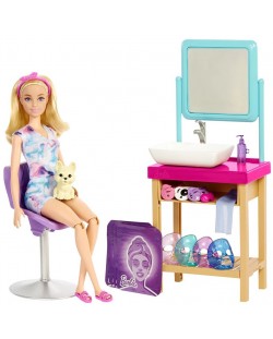 Игрален комплект Mattel Barbie - Процедури за лице