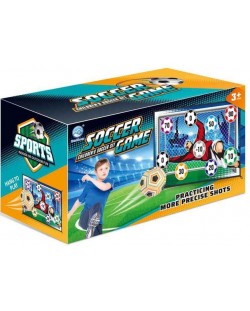 Игрален комплект Felyx Toys - Футболна врата с 2 лепящи се топки