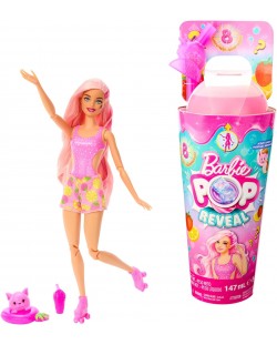 Игрален комплект Barbie Pop Reveal - Кукла с изненади, Ягодова лимонада
