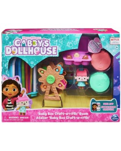 Игрален комплект Gabby's Dollhouse - Стая за занаяти