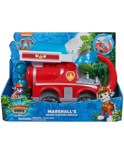 Игрален комплект Spin Master Paw Patrol Jungle Pups - Маршал с пожарна