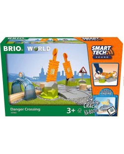 Игрален комплект Brio - Планински железопътен прелез 