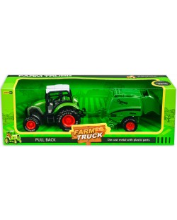 Детска играчка - Трактор, зелен