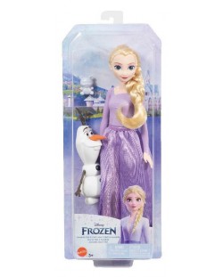 Игрален комплект Disney Princess - Елза и Олаф, Замръзналото кралство 