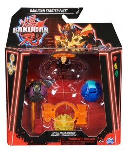 Игрален комплект Bakugan - Special Attack, Bruiser, Mantid, Titanium Trox