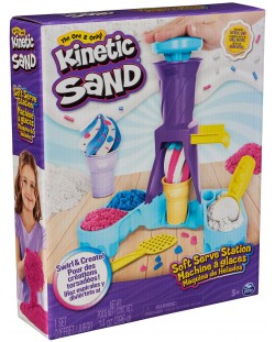 Игрален комплект Kinetic Sand - Машина за сладолед с кинетичен пясък
