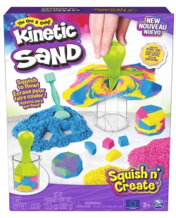 Игрален комплект Kinetic Sand - Кинетичен пясък Squish N Create