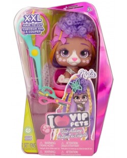 Игрален комплект IMC Toys Vip Pets - Модно кученце с дълга коса за прически с аксесоари, Нийла