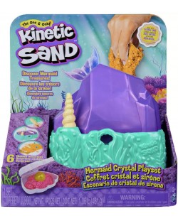 Игрален комплект Kinetic Sand - Кинетичен пясък с кристали