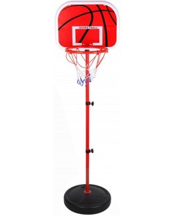 Игрален комплект GT - Баскетболен кош с топка, до 160 cm