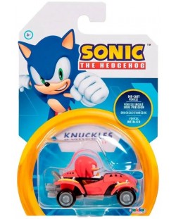 Игрален комплект Jakks Pacific Sonic - Нъкълс с количка, 1:64