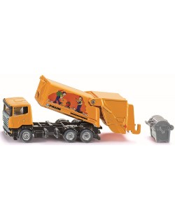 Метална играчка Siku Super - Боклукчийски камион Scania-R, 1:87