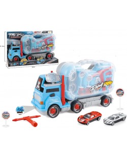 Игрален комплект Raya Toys - Камион-куфар с инструменти
