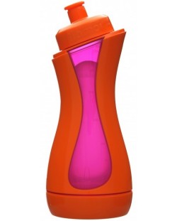 Спортна бутилка iiamo sport - Оранжево и лилаво, 380 ml