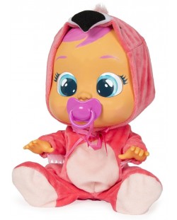 Детска играчка IMC Toys Crybabies – Плачещо със сълзи бебе, Фенси Фламинго