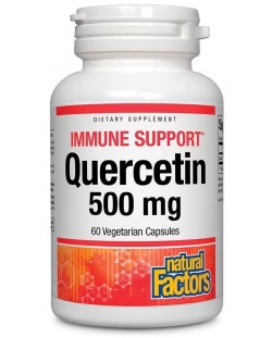 Immune Support Quercetin, 500 mg, 60 капсули, Natural Factors