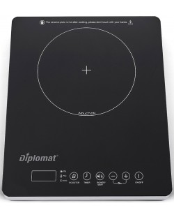 Индукционен котлон Diplomat - DGX2020I, 2000W, черен