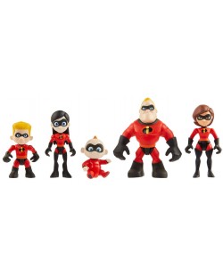 Комплект фигурки - Семейството на The Incredibles 2