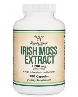 Irish Moss Extract, 180 капсули, Double Wood