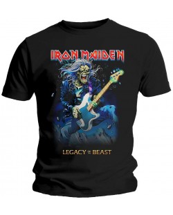 Тениска Rock Off Iron Maiden - Eddie on Bass