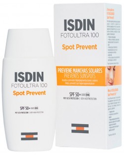 Isdin FotoUltra Слънцезащитен флуид Spot Prevent, SPF50, 50 ml