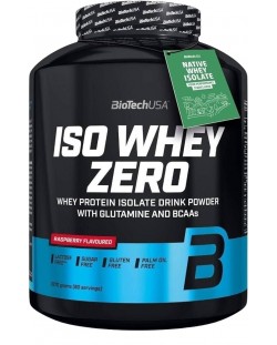 Iso Whey Zero, малина, 2270 g, BioTech USA