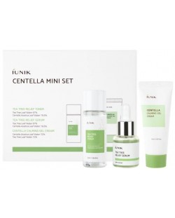 iUNIK Centella & Tea Tree Relief Комплект за лице Mini, 3 части
