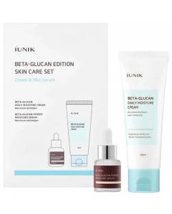 iUNIK Комплект Beta Glucan Edition - Крем и Серум за лице, 60 + 15 ml