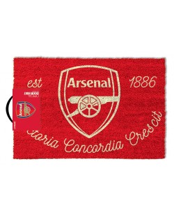 Изтривалка за врата Pyramid - FC Arsenal - Crest, 60 x 40 cm